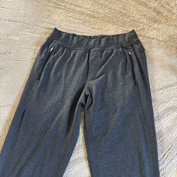 Lululemon Kung Fu gray pull on sweatpants Zipper Pockets Flap Pockets large - Picture 2 of 11